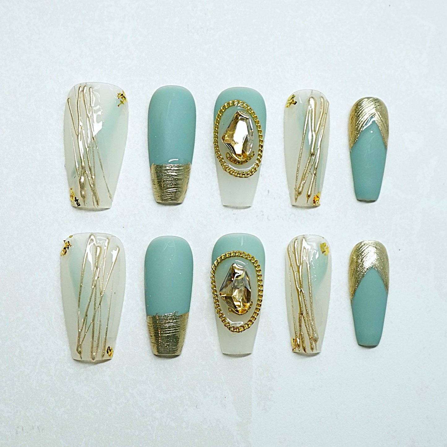 Emerald Gold Elegance