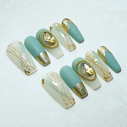 Emerald Gold Elegance
