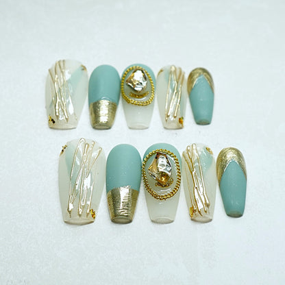 Emerald Gold Elegance