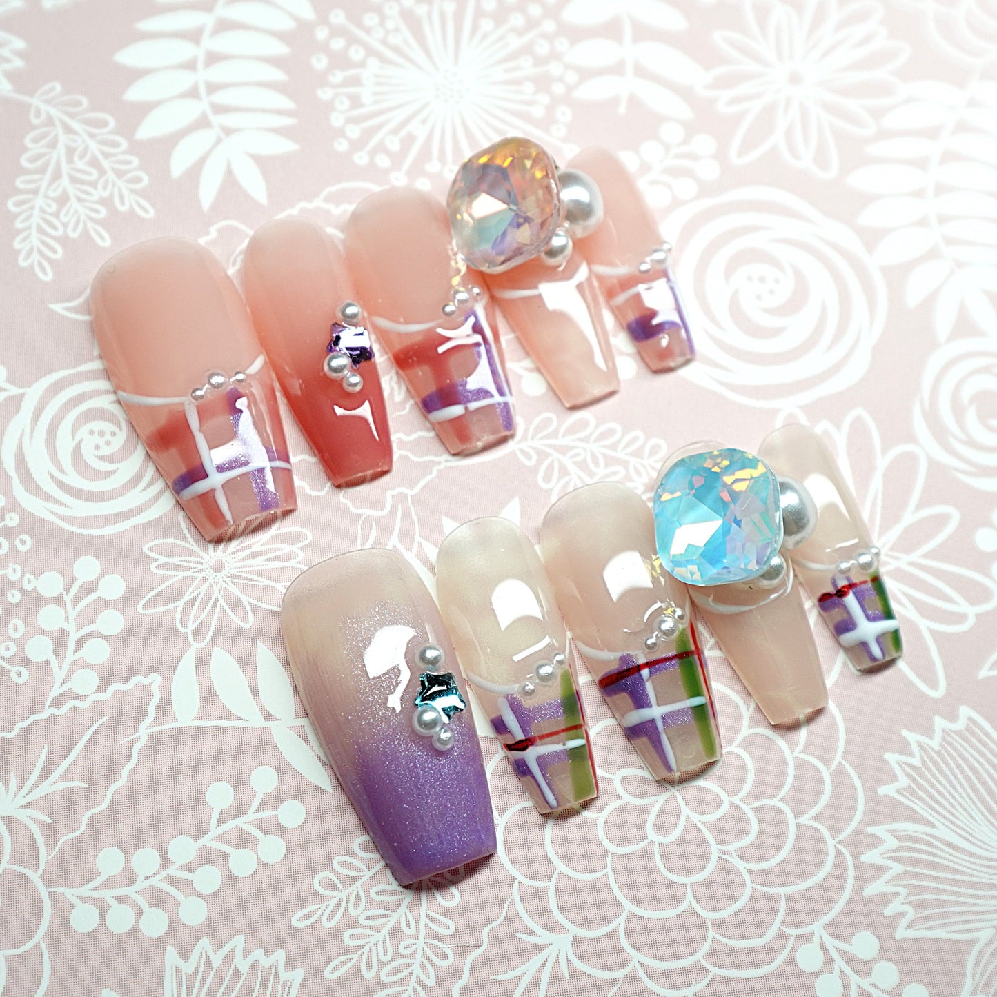 Painted Plaid Charm