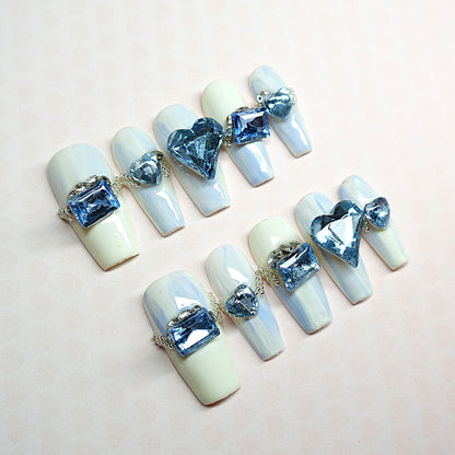 Blue Crystal Elegance