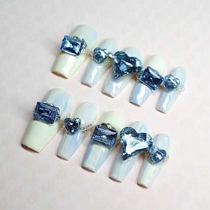 Blue Crystal Elegance