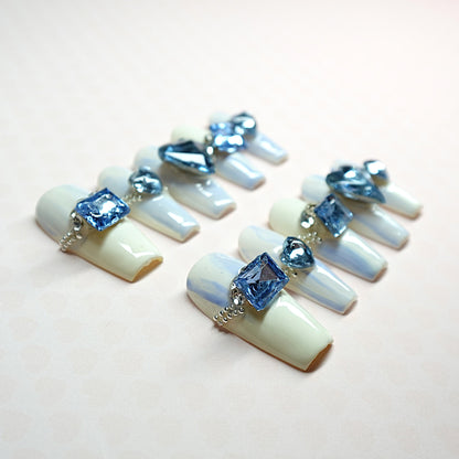 Blue Crystal Elegance